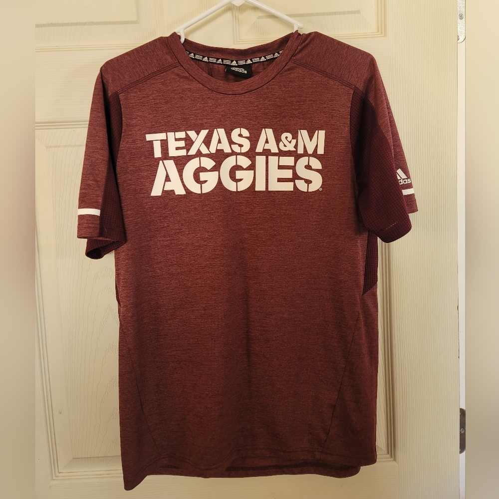 Adidas Climalite Texas A&M shirt size M